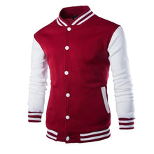 Load image into Gallery viewer, 2019 New Men/Boy Baseball Jacket Men Fashion Design Wine Red Mens Slim Fit College Varsity Jacket Men Brand Stylish Veste Homme