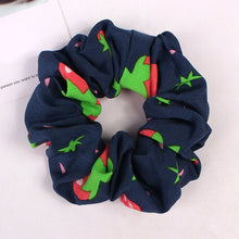 Load image into Gallery viewer, new fashion scrunchie cactus hair rope ladies simple creative hair accessories headwear hair scrunchies haar accessoires print