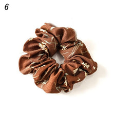Load image into Gallery viewer, new fashion scrunchie cactus hair rope ladies simple creative hair accessories headwear hair scrunchies haar accessoires print