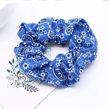 Load image into Gallery viewer, new fashion scrunchie cactus hair rope ladies simple creative hair accessories headwear hair scrunchies haar accessoires print