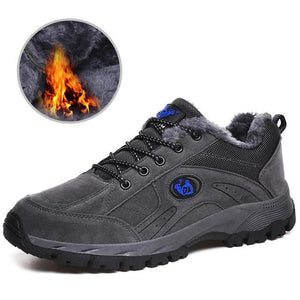 Brand Winter Shoes Men Big Size 38-49 Super Warm Men's Boots Sneakers Ankle Warm Plush Non-slip Snow Boots For Man Footwear