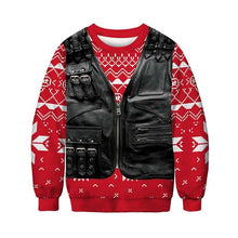 Load image into Gallery viewer, Men&#39;s sweater pull homme Ugly Christmas Sweater Santa Claus 3d Loose Hoodie Men Women christmas sweater men pull noel homme