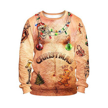 Load image into Gallery viewer, Men&#39;s sweater pull homme Ugly Christmas Sweater Santa Claus 3d Loose Hoodie Men Women christmas sweater men pull noel homme