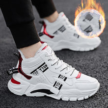 Load image into Gallery viewer, New Winter Men's Boots Fashion Thick Bottom Non-slip Warm Winter Shoes For Men Fur Warm Ankle Snow Boots Footwear Male Sneakers
