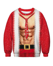 Load image into Gallery viewer, New Fashion Autumn and Winter Christmas Costumes Funny Christmas 3d Digital Printing Round Neck Casual Ugly Christmas Sweater