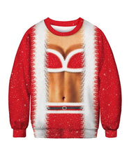 Load image into Gallery viewer, New Fashion Autumn and Winter Christmas Costumes Funny Christmas 3d Digital Printing Round Neck Casual Ugly Christmas Sweater