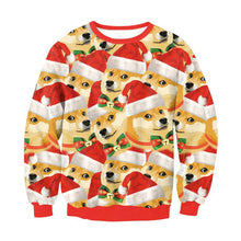 Load image into Gallery viewer, New Fashion Autumn and Winter Christmas Costumes Funny Christmas 3d Digital Printing Round Neck Casual Ugly Christmas Sweater