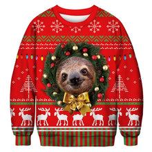 Load image into Gallery viewer, New Fashion Autumn and Winter Christmas Costumes Funny Christmas 3d Digital Printing Round Neck Casual Ugly Christmas Sweater