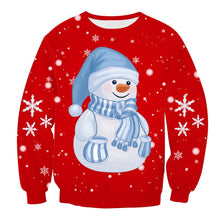 Load image into Gallery viewer, New Fashion Autumn and Winter Christmas Costumes Funny Christmas 3d Digital Printing Round Neck Casual Ugly Christmas Sweater