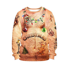 Load image into Gallery viewer, New Fashion Autumn and Winter Christmas Costumes Funny Christmas 3d Digital Printing Round Neck Casual Ugly Christmas Sweater