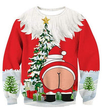 Load image into Gallery viewer, New Fashion Autumn and Winter Christmas Costumes Funny Christmas 3d Digital Printing Round Neck Casual Ugly Christmas Sweater