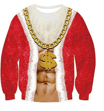 Load image into Gallery viewer, New Fashion Autumn and Winter Christmas Costumes Funny Christmas 3d Digital Printing Round Neck Casual Ugly Christmas Sweater