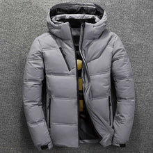 Load image into Gallery viewer, new Winter Jacket Mens Quality Thermal Thick Coat Snow Red Black Parka Male Warm Outwear Fashion - White Duck Down Jacket Men