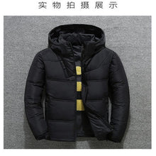 Load image into Gallery viewer, new Winter Jacket Mens Quality Thermal Thick Coat Snow Red Black Parka Male Warm Outwear Fashion - White Duck Down Jacket Men