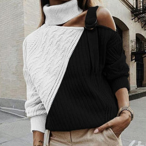 Gold Hands Autumn Winter turtleneck sweater street Elasticity Knitwear casual brand Sweater Women Fashion long sleeve Pullovers