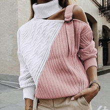 Load image into Gallery viewer, Gold Hands Autumn Winter turtleneck sweater street Elasticity Knitwear casual brand Sweater Women Fashion long sleeve Pullovers