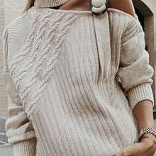 Load image into Gallery viewer, Gold Hands Autumn Winter turtleneck sweater street Elasticity Knitwear casual brand Sweater Women Fashion long sleeve Pullovers