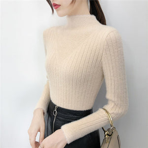 new casual sweater women winter warm pullover korean women clothing knitted sweater female 2019