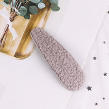 Load image into Gallery viewer, Autumn Winter new arrival hairpins cute colorful hairgrip solid  hair clips for girls Metal Soft Fur Barrettes haar accessoires