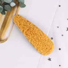 Load image into Gallery viewer, Autumn Winter new arrival hairpins cute colorful hairgrip solid  hair clips for girls Metal Soft Fur Barrettes haar accessoires