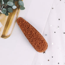 Load image into Gallery viewer, Autumn Winter new arrival hairpins cute colorful hairgrip solid  hair clips for girls Metal Soft Fur Barrettes haar accessoires