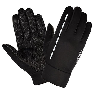 1 pair Cycling Gloves Full Finger Touch Screen Anti-slip Elastic Riding Protective Glove Accessories