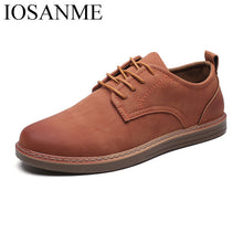 Load image into Gallery viewer, fashion leather casual shoes men comfortable leisure moccasins cheap dress male footwear work elegant boy oxford shoes for men